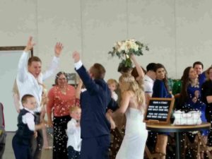 Aaron & Madeline celebrate-min